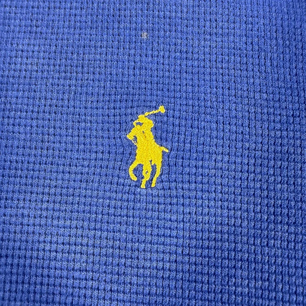 Polo Ralph‎ Lauren Mens XL Blue Long Sleeve Sleepwear Pajama Top Thermal
